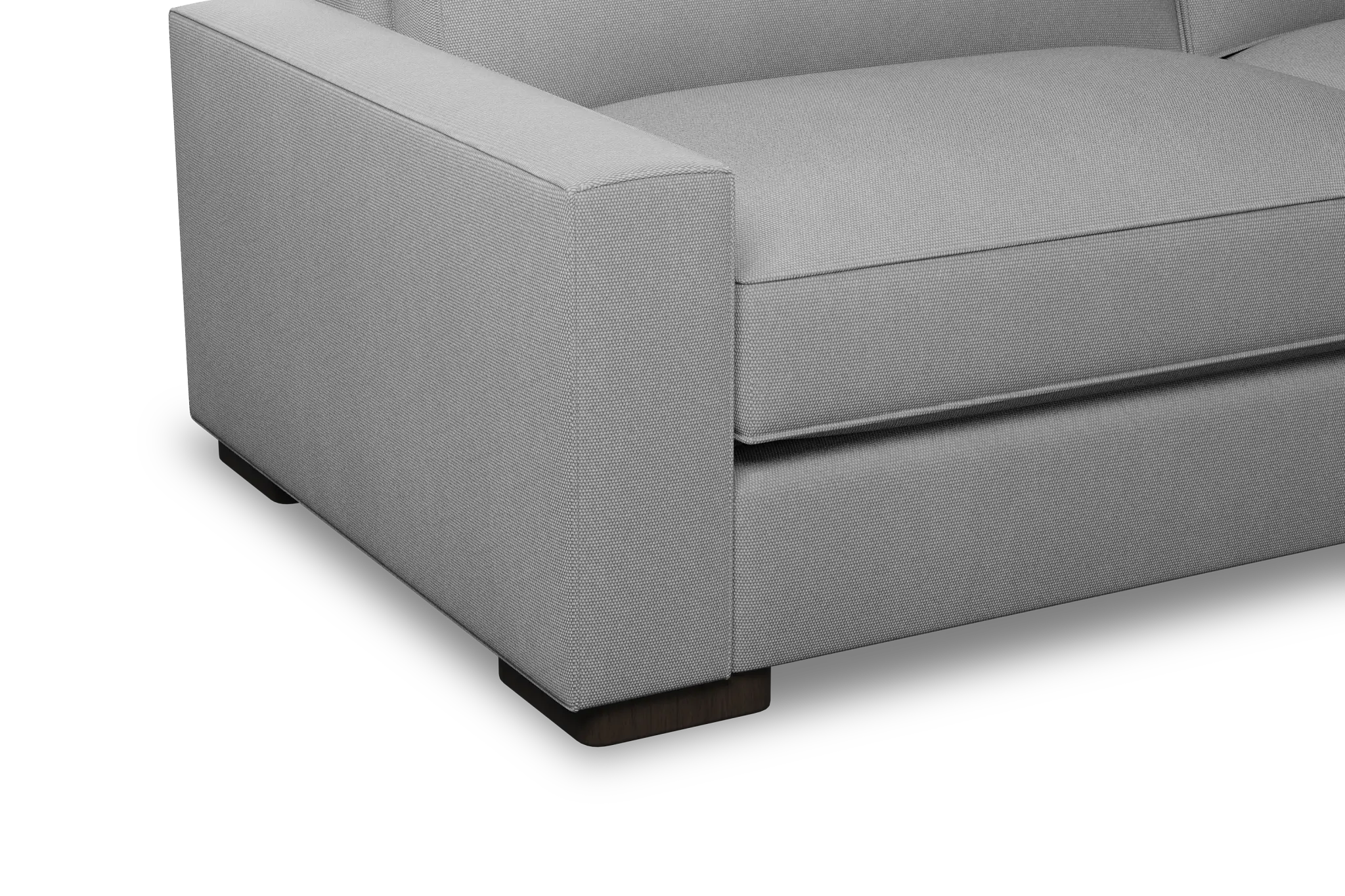 Edgewater Delray Light Gray 96" Sofa W/ 2 Cushions Edgewater Delray Light Gray 96" Sofa W/ 2 Cushions