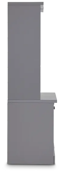 Newport Gray Door Bookcase