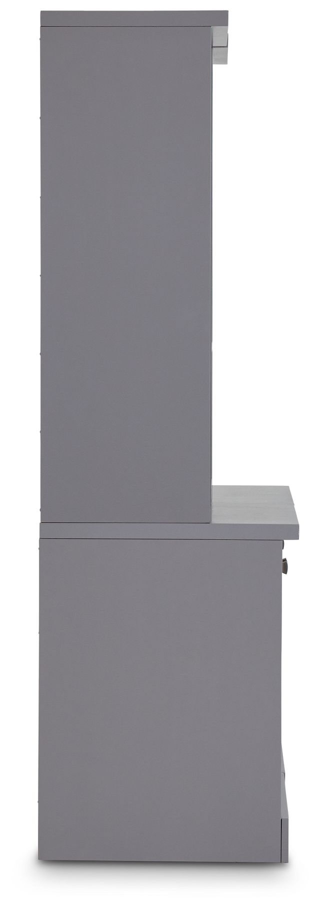 Newport Gray Door Bookcase