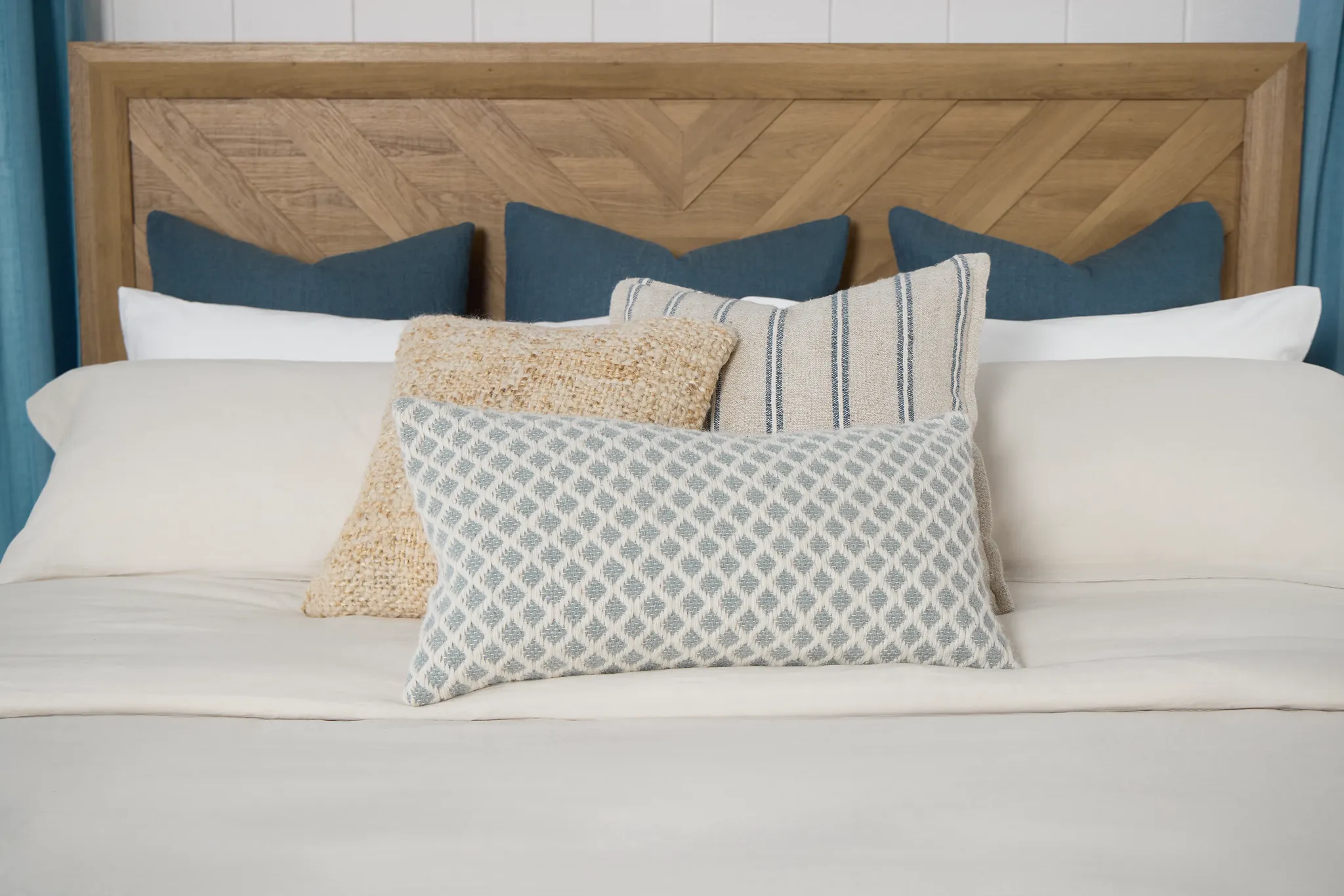 Alden Ivory Lumbar Accent Pillow