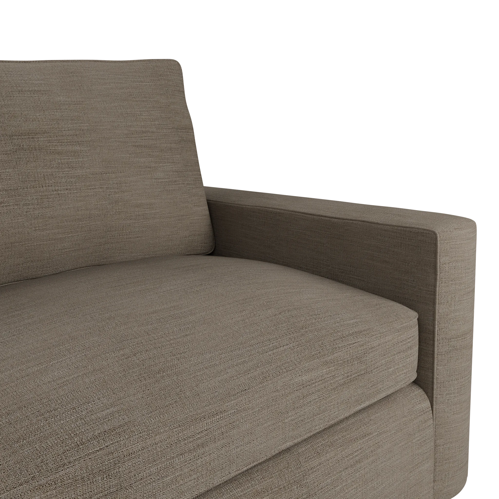 Siesta Victory Taupe Fabric Cooling Memory Foam Sleeper