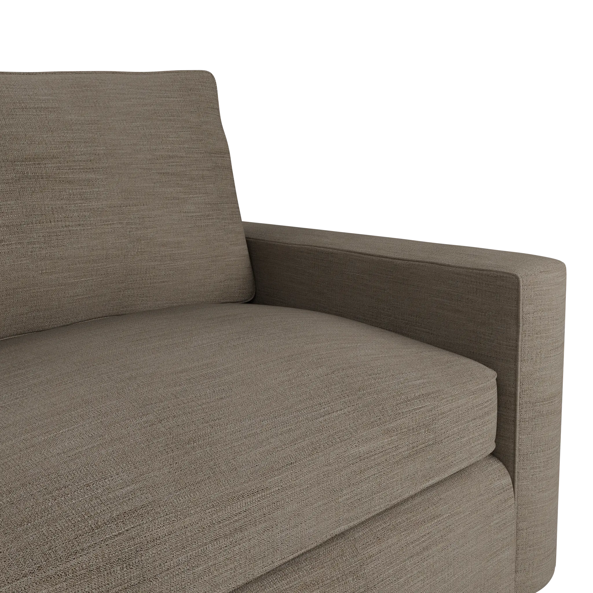 Siesta Victory Taupe Fabric Cooling Memory Foam Sleeper Siesta Victory Taupe Fabric Cooling Memory Foam Sleeper