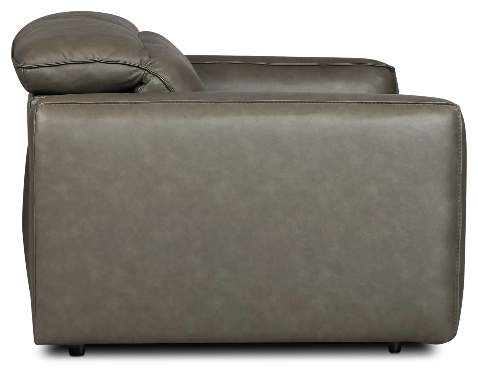 Ryland Dark Gray Lthr/vinyl Power Reclining Sofa