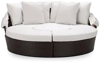 Fina White Canopy Daybed