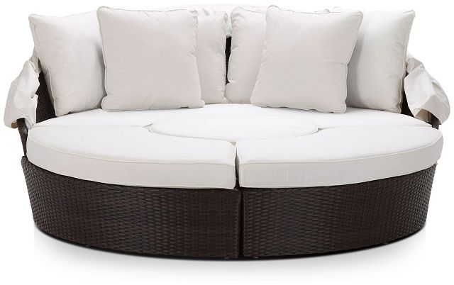 Fina White Canopy Daybed