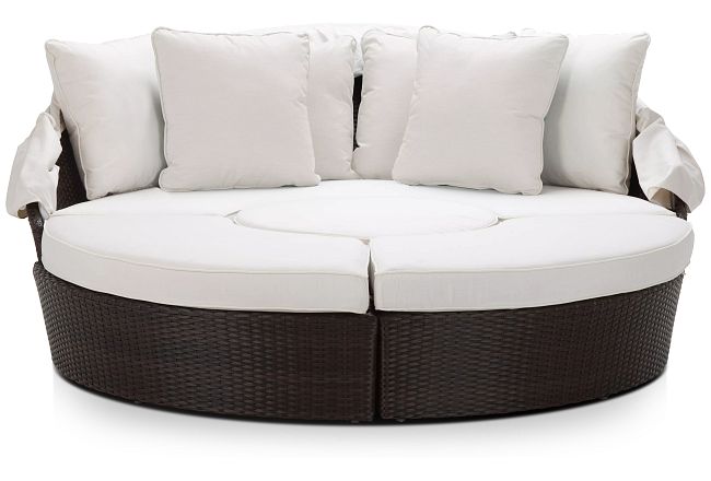 Fina White Canopy Daybed