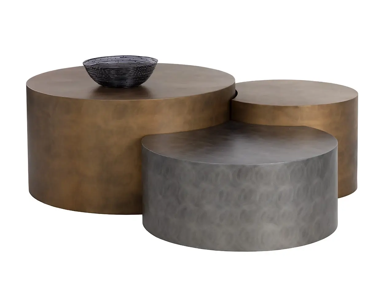 Leila Dark Gray Medium Nesting Coffee Table Leila Dark Gray Medium Nesting Coffee Table