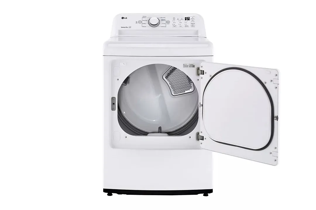 Lg 7001 Series White Front Load Gas Dryer