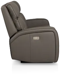 Rhett Gray Micro Power Reclining Sofa
