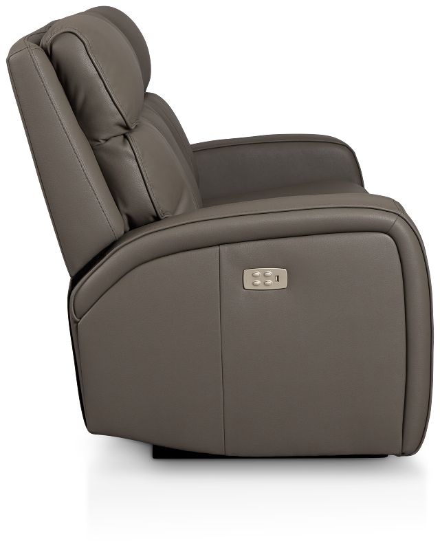 Rhett Gray Micro Power Reclining Sofa