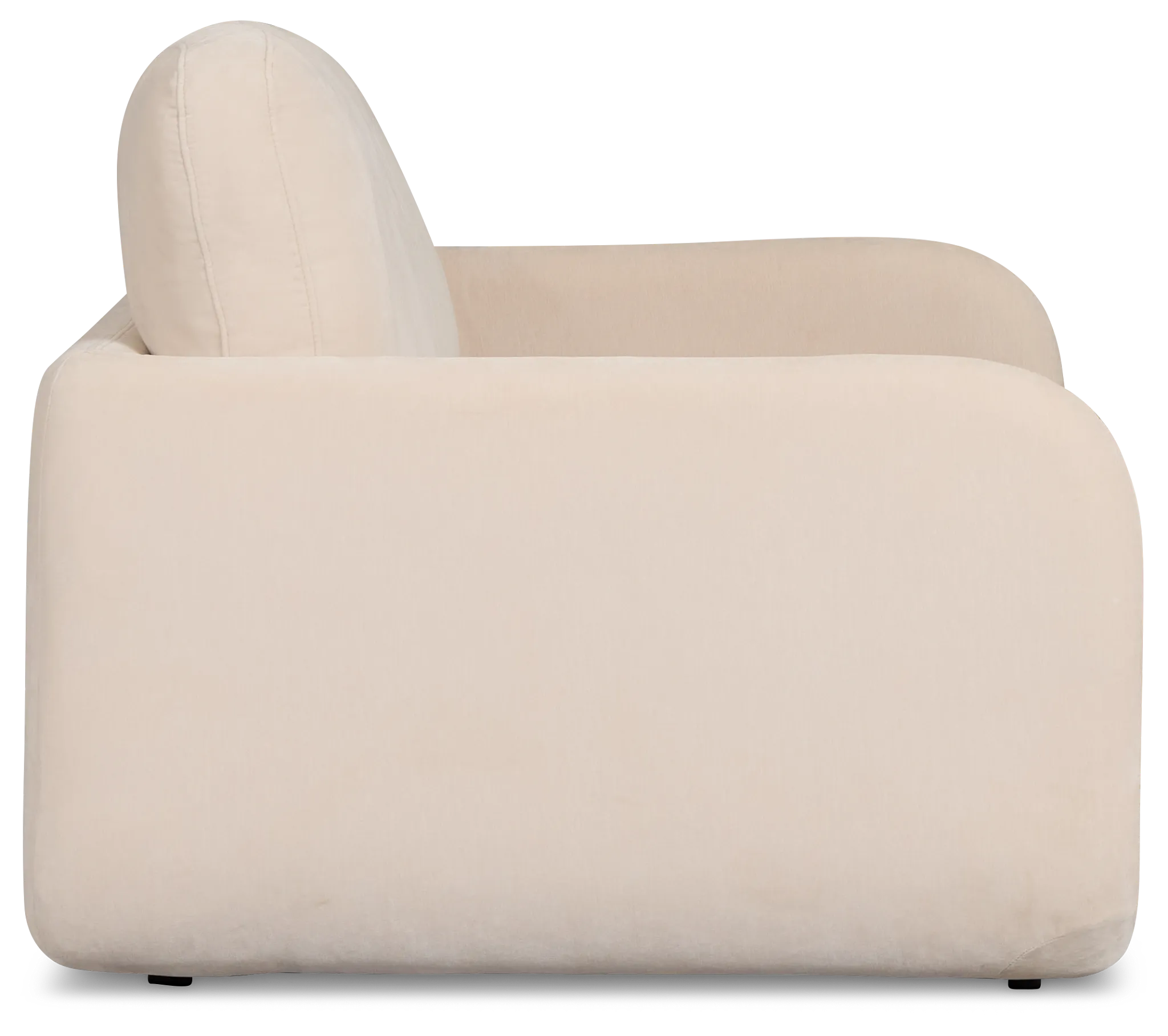 Jules Ivory Velvet Sofa