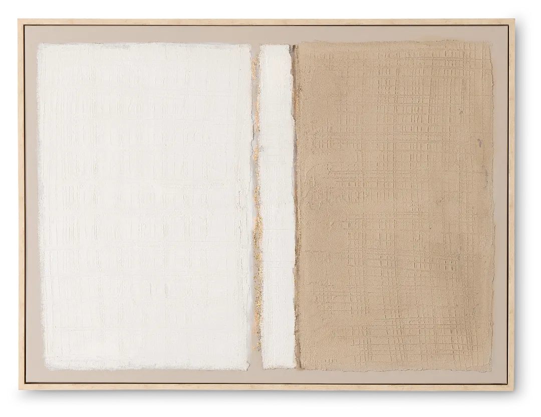 Howth Beige Canvas Wall Art
