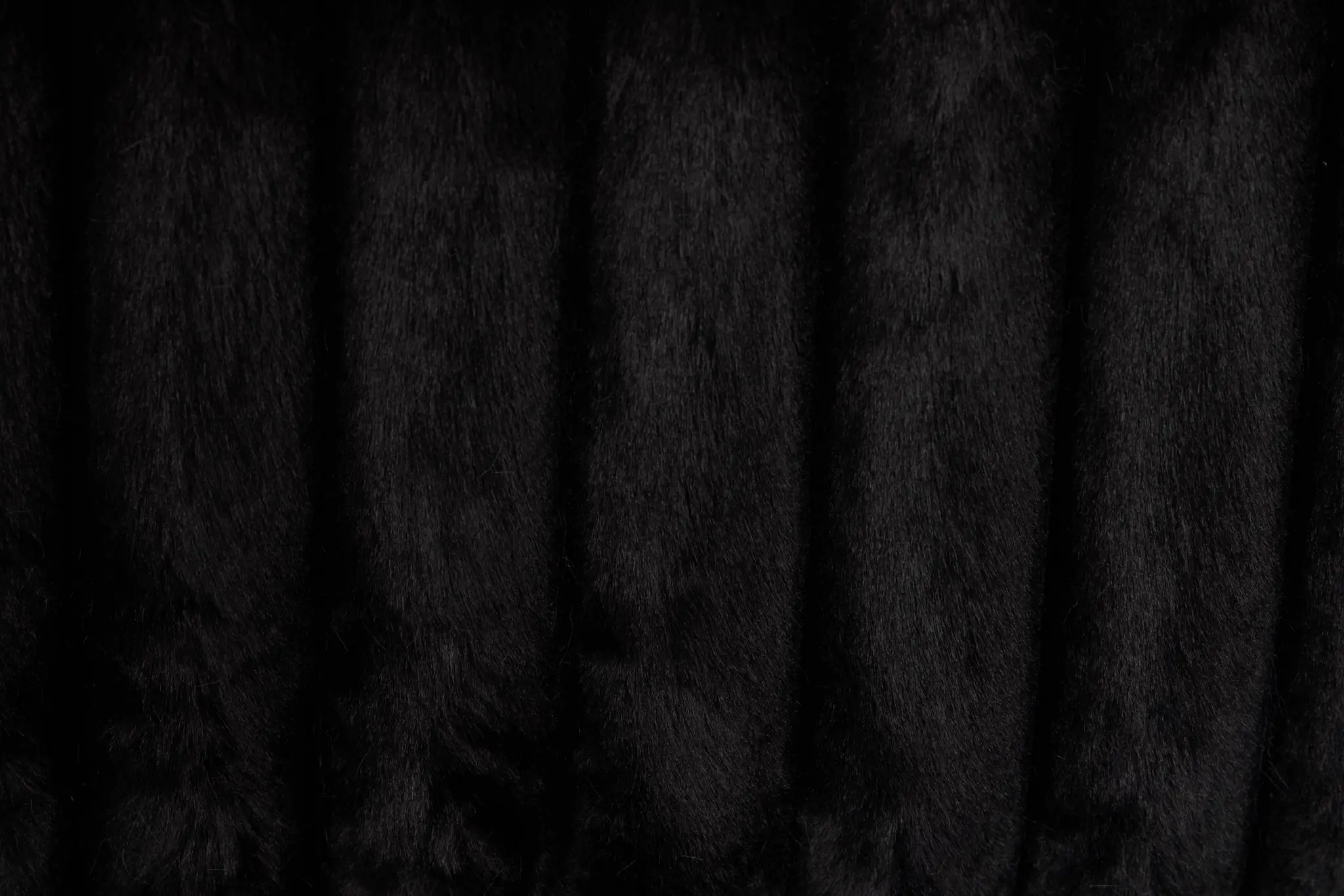 Teddy Black Fabric Ottoman Teddy Black Fabric Ottoman