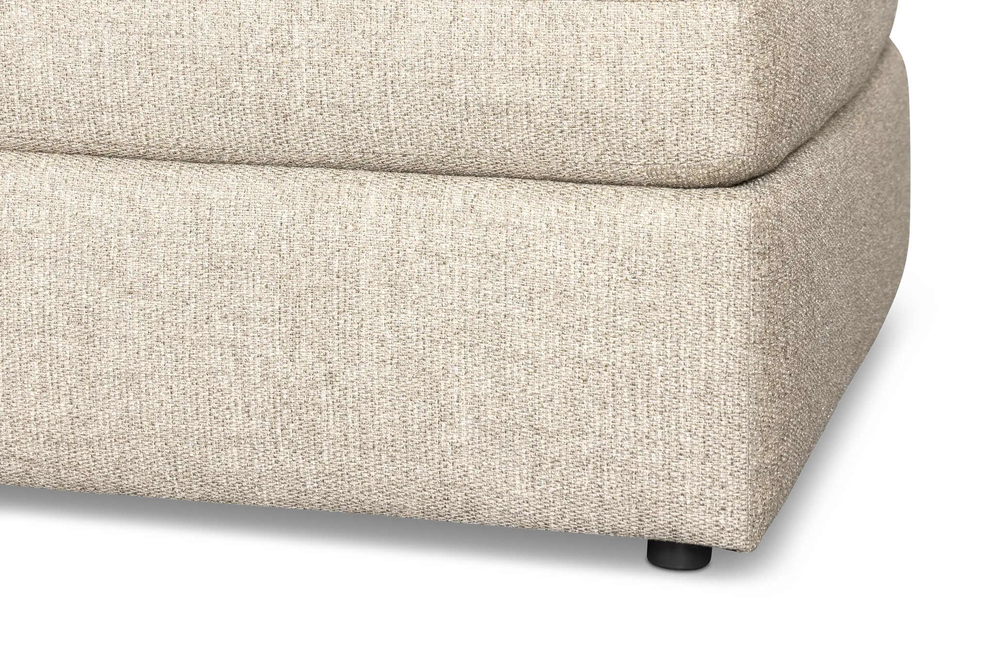 Maxwell Dark Gray Fabric Ottoman Maxwell Dark Gray Fabric Ottoman