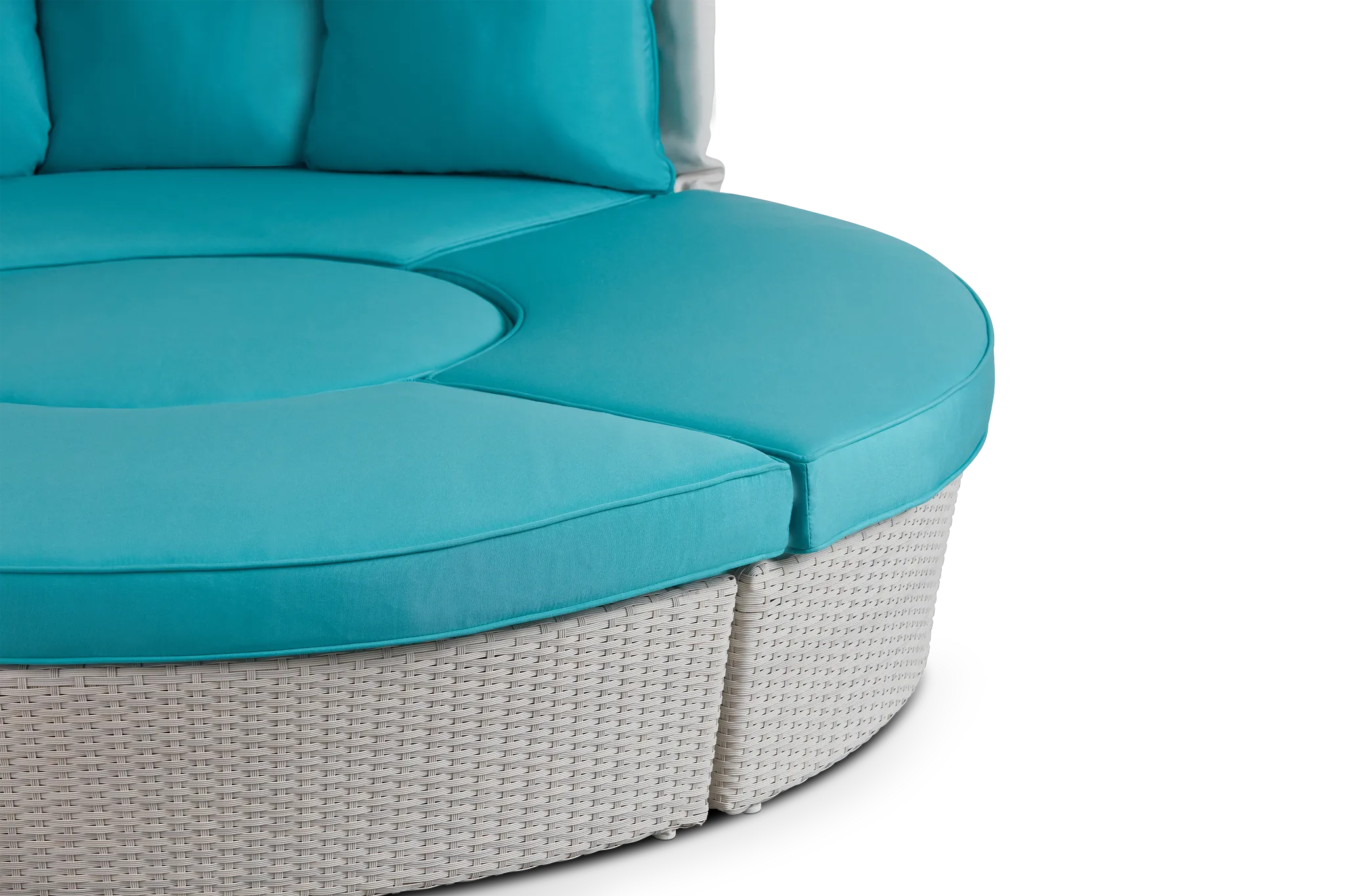Biscayne Dark Teal Canopy Daybed