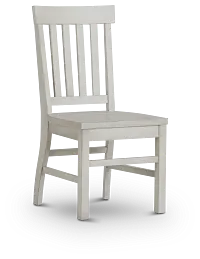 Sonoma Ivory Wood Side Chair