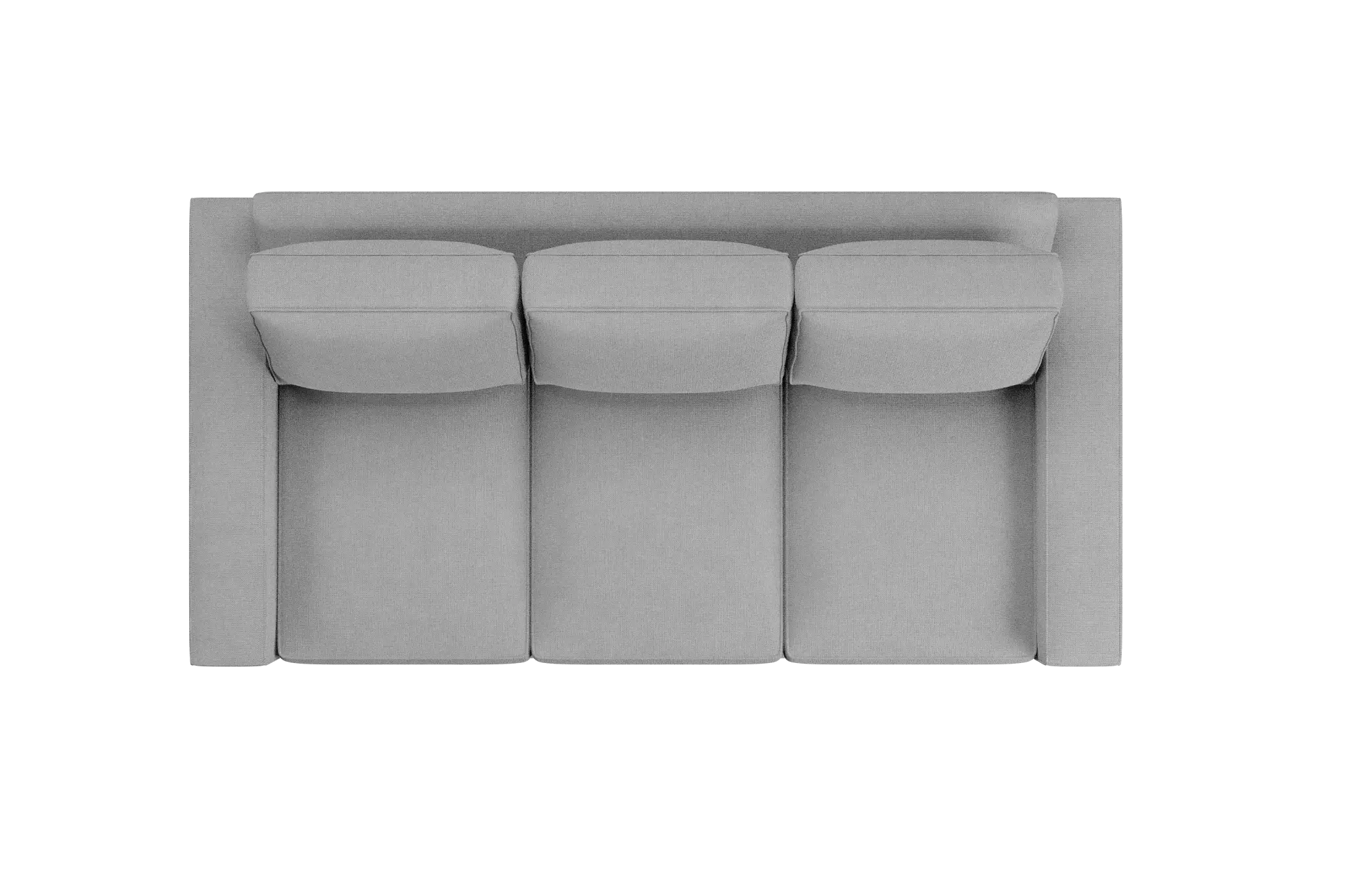 Edgewater Suave Gray 84" Sofa W/ 3 Cushions Edgewater Suave Gray 84" Sofa W/ 3 Cushions