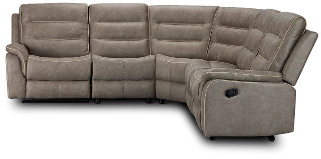Grayson2 Micro Small Two-arm Manually Reclining Sectional