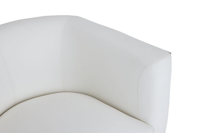 Hale White Micro Accent Chair