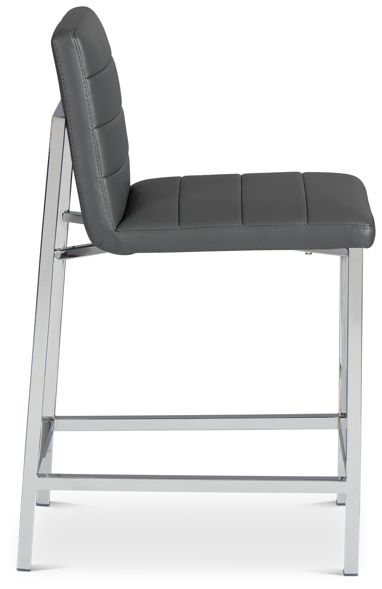 Amalfi Gray 24" Upholstered Barstool