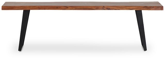 Shiloh Mid Tone Wood Dining Bench