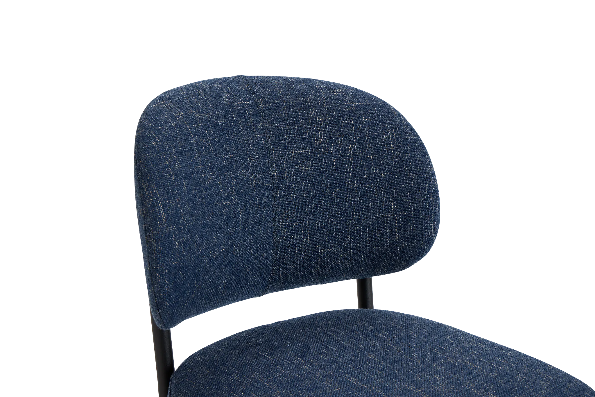 Chicago Dark Blue Upholstered Side Chair
