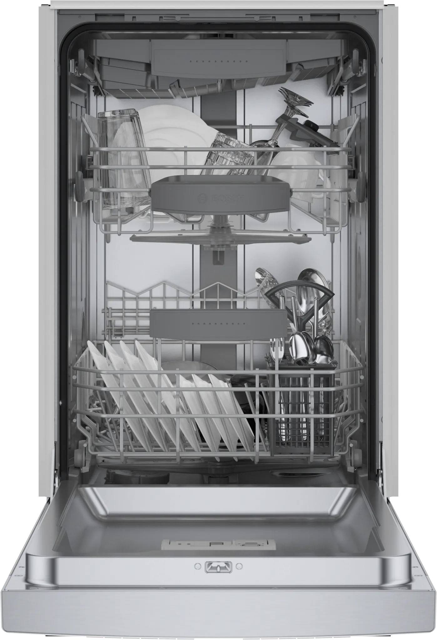 Bosch 800 Series Stainless Steel 18" Built In Dishwasher