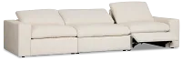 Drift Light Beige Fabric 3-piece Modular Power Sofa