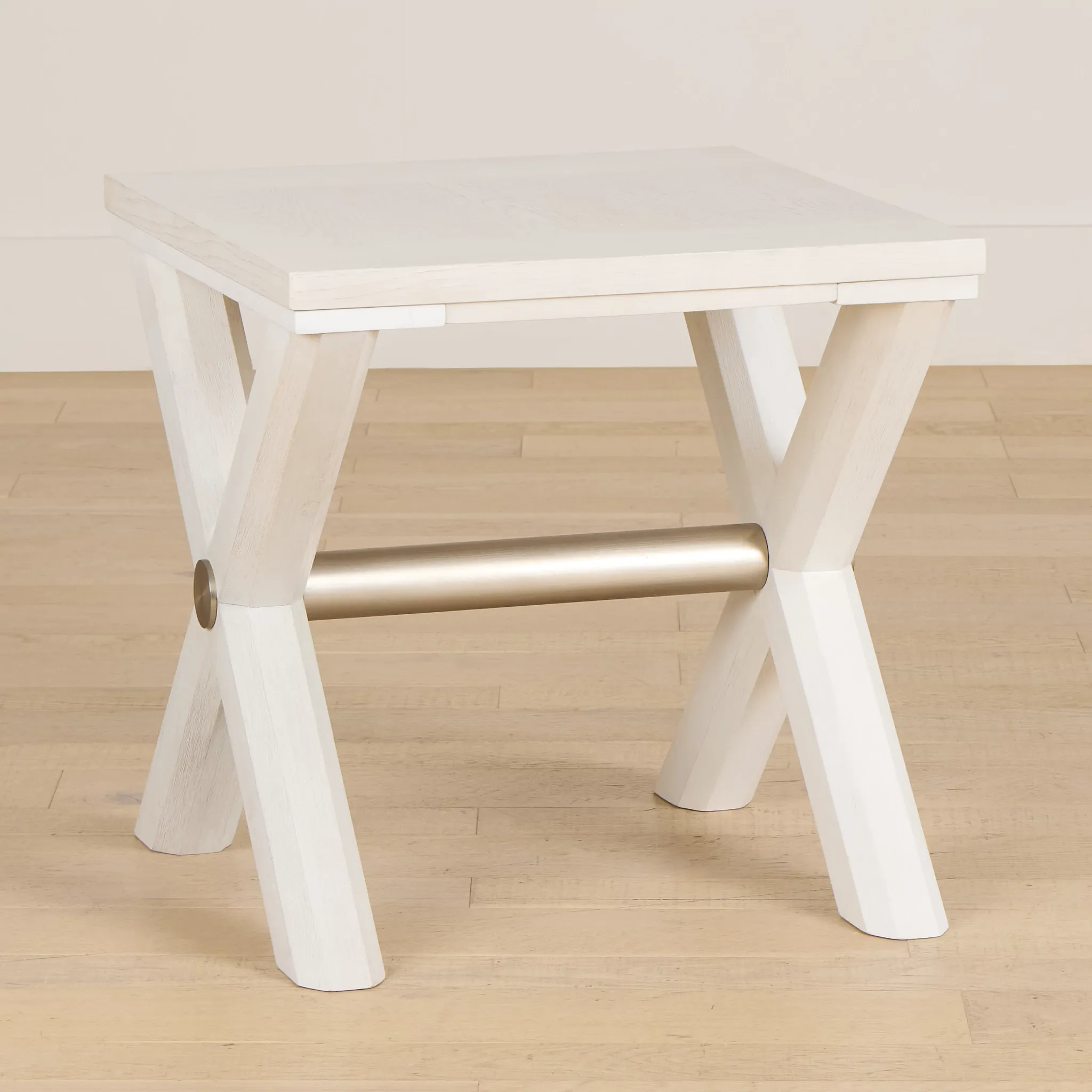 Brookside White End Table