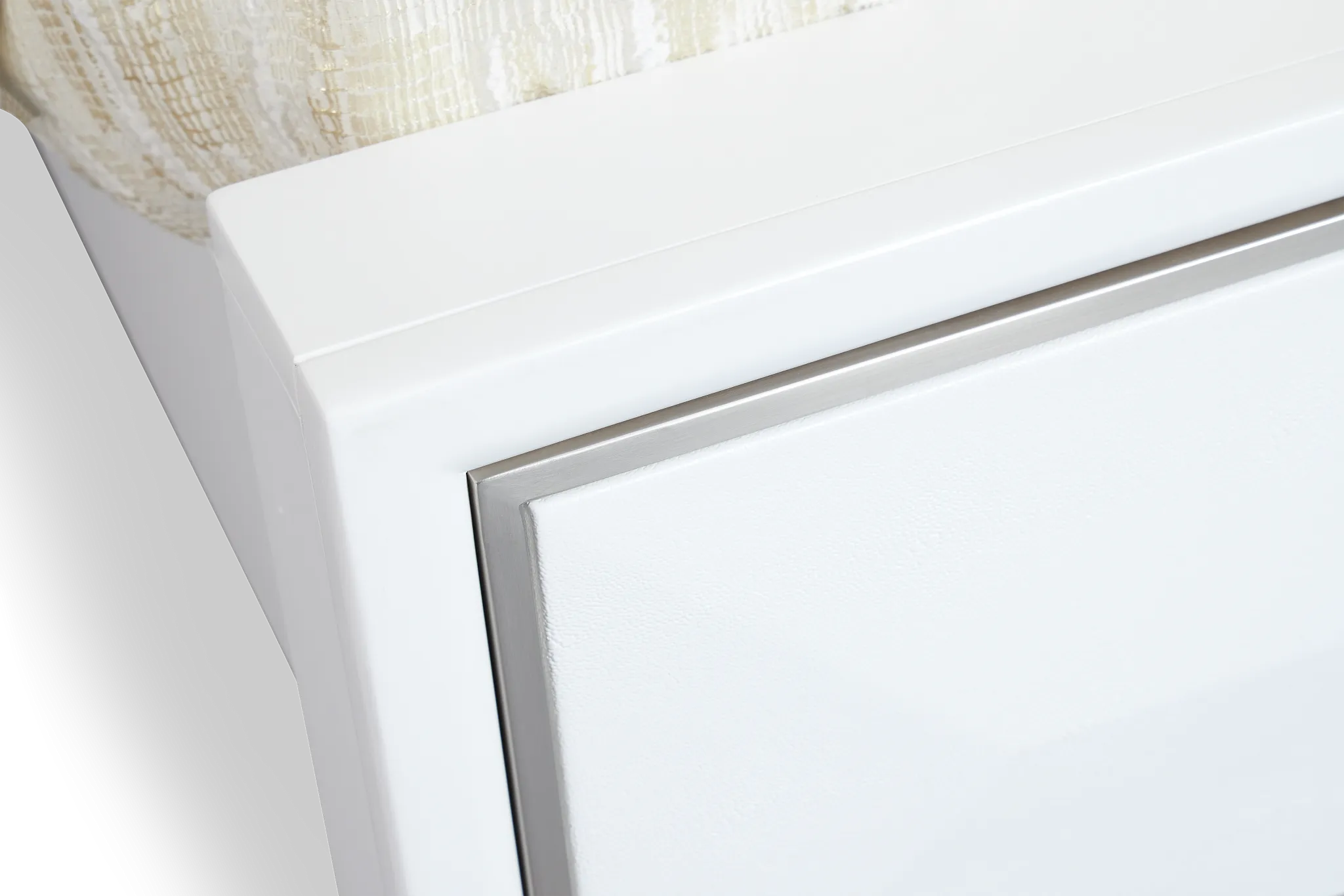 Manhattan White Platform Bed