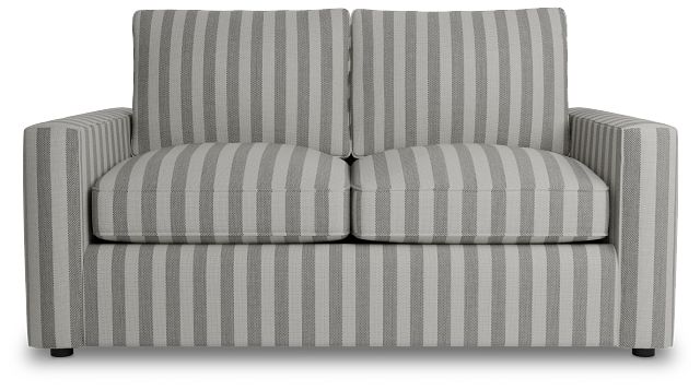 Siesta Sea Lane Dark Gray Fabric Loveseat