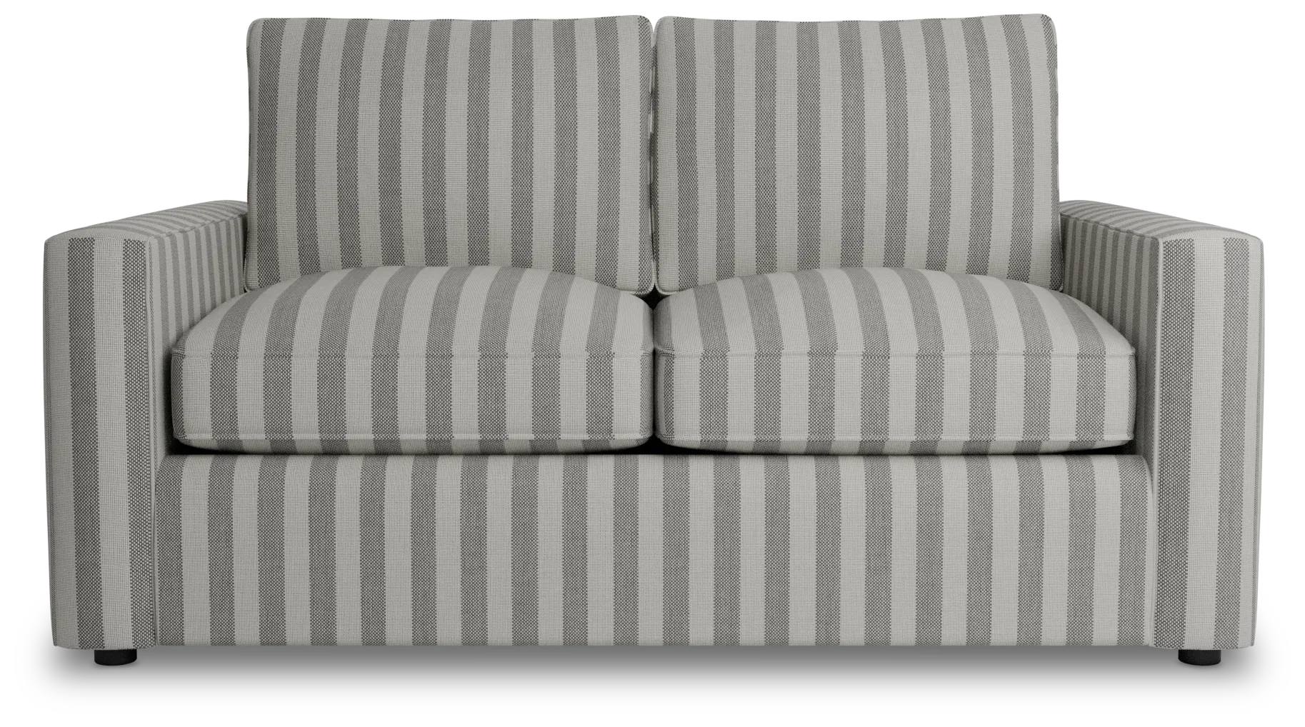 Siesta Sea Lane Dark Gray Fabric Loveseat