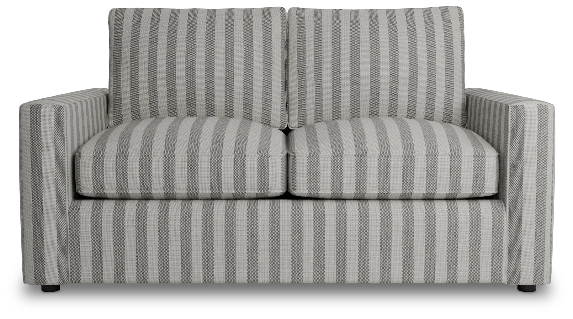 Siesta Sea Lane Dark Gray Fabric Loveseat Siesta Sea Lane Dark Gray Fabric Loveseat