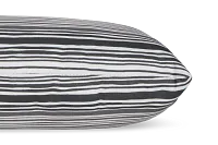 Ombre Black Lumbar Indoor/outdoor Accent Pillow