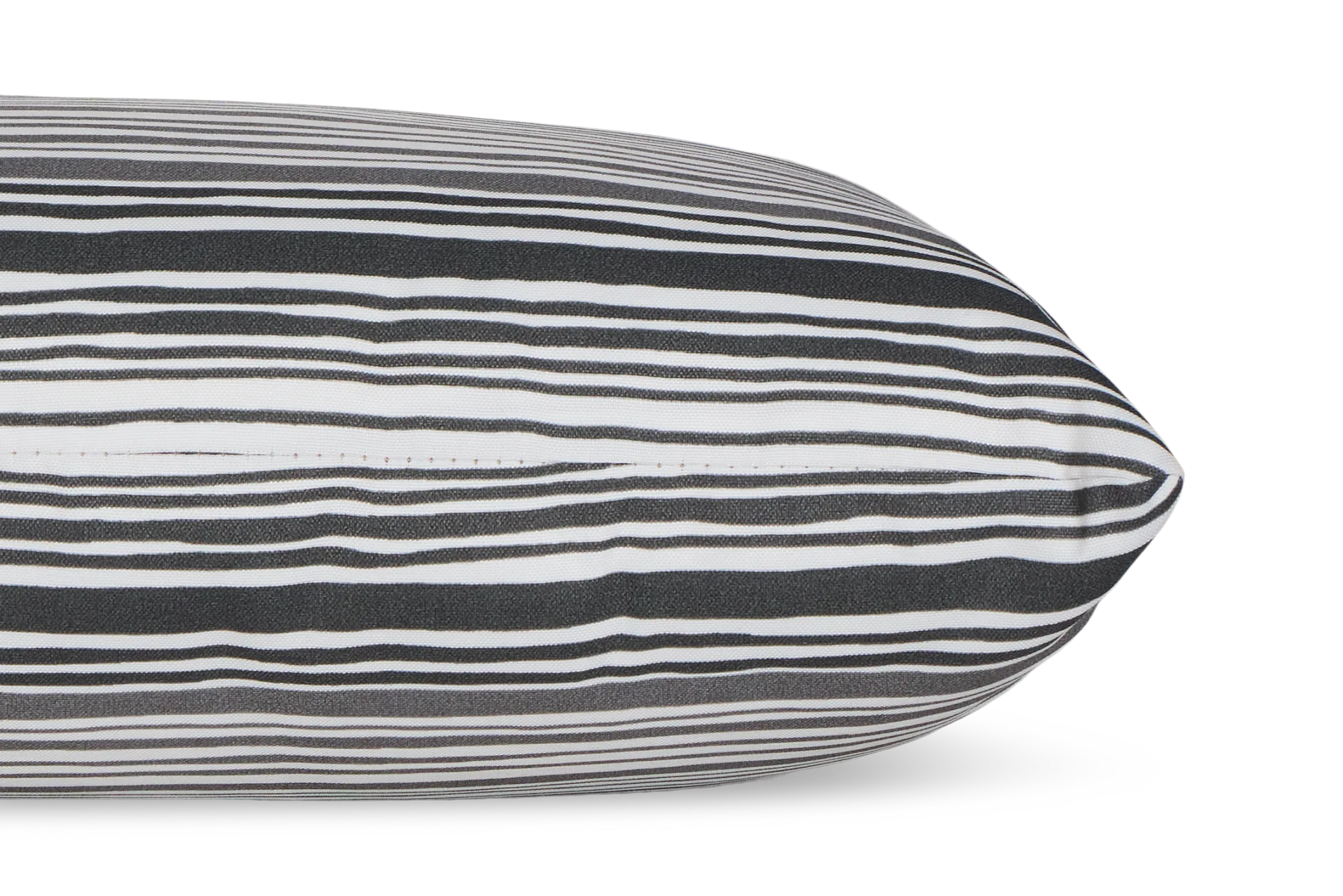 Ombre Black Lumbar Indoor/outdoor Accent Pillow