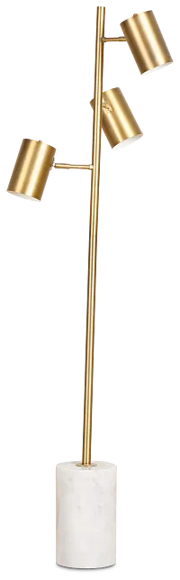 Khia Gold Floor Lamp
