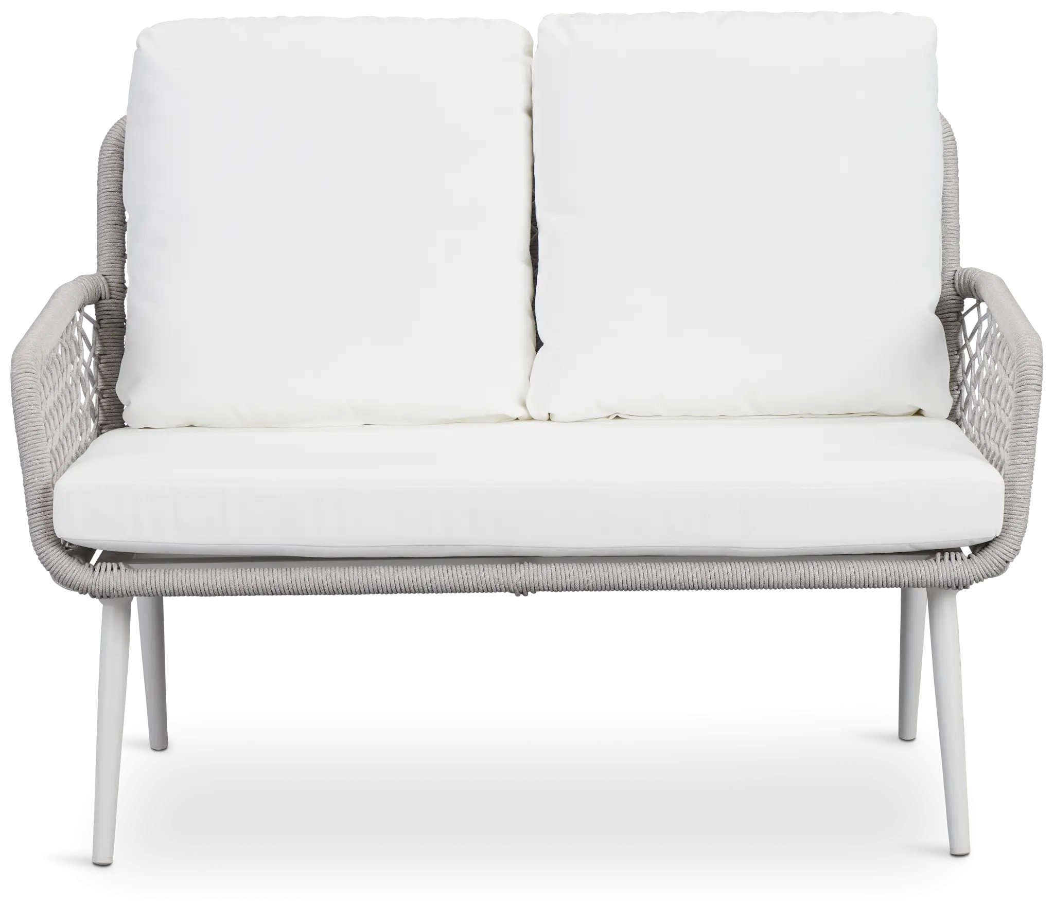 Andes White Woven Sofa Andes White Woven Sofa