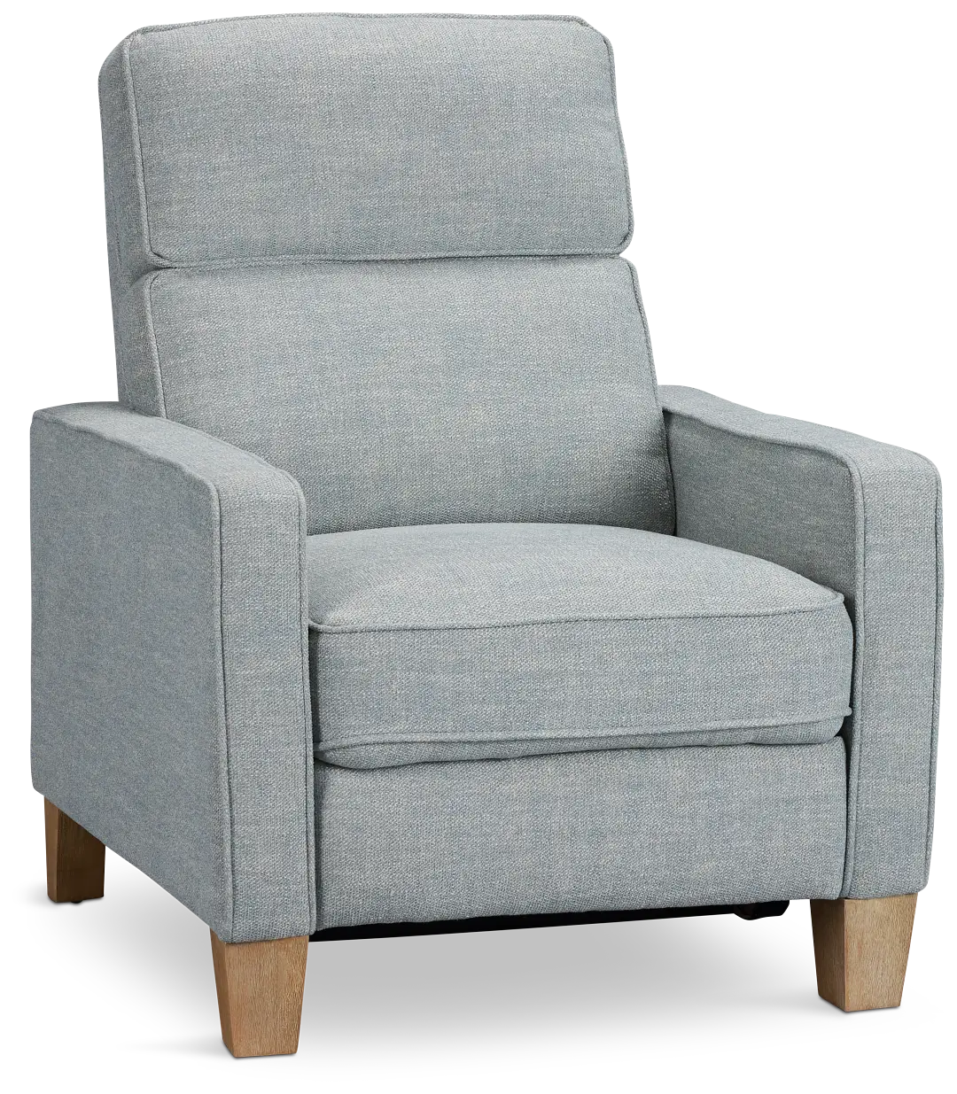 Bayside Light Blue Fabric Power Recliner Bayside Light Blue Fabric Power Recliner