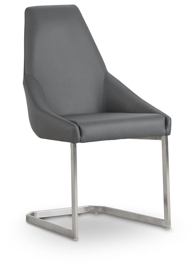 Monaco Gray Upholstered Side Chair