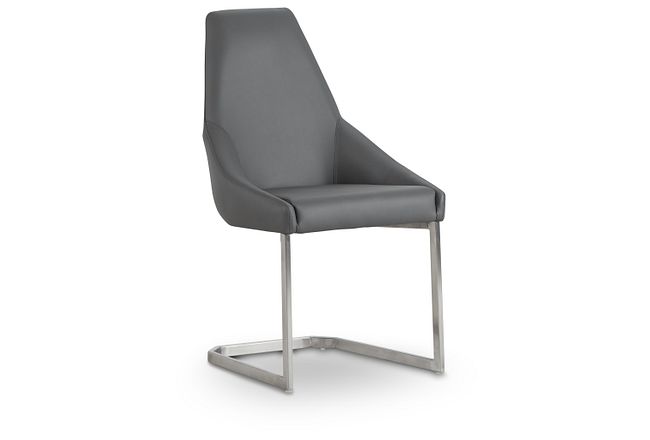Monaco Gray Upholstered Side Chair