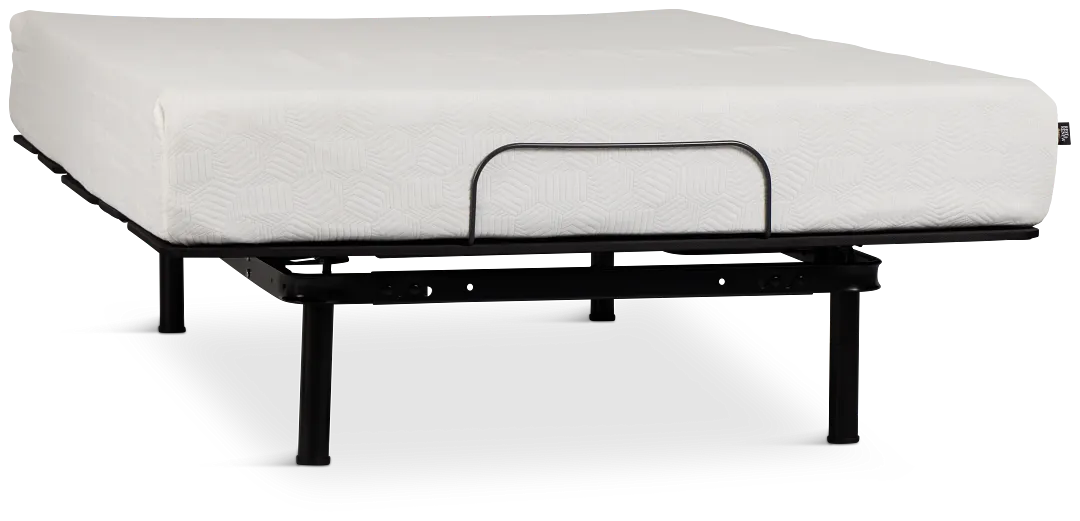 Rest & Renew By Zinus Gel Memory Foam Mattress 10" Cush Firm Slat Adjustable Mattress Set