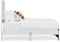 Ollie White Panel Bed