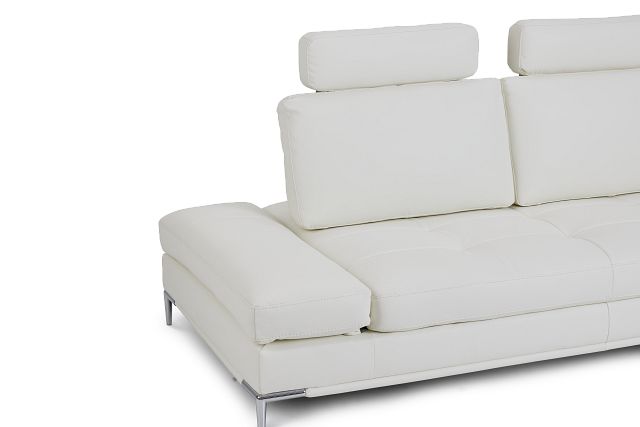 Camden White Micro Sofa With Detachable Headrests (6)