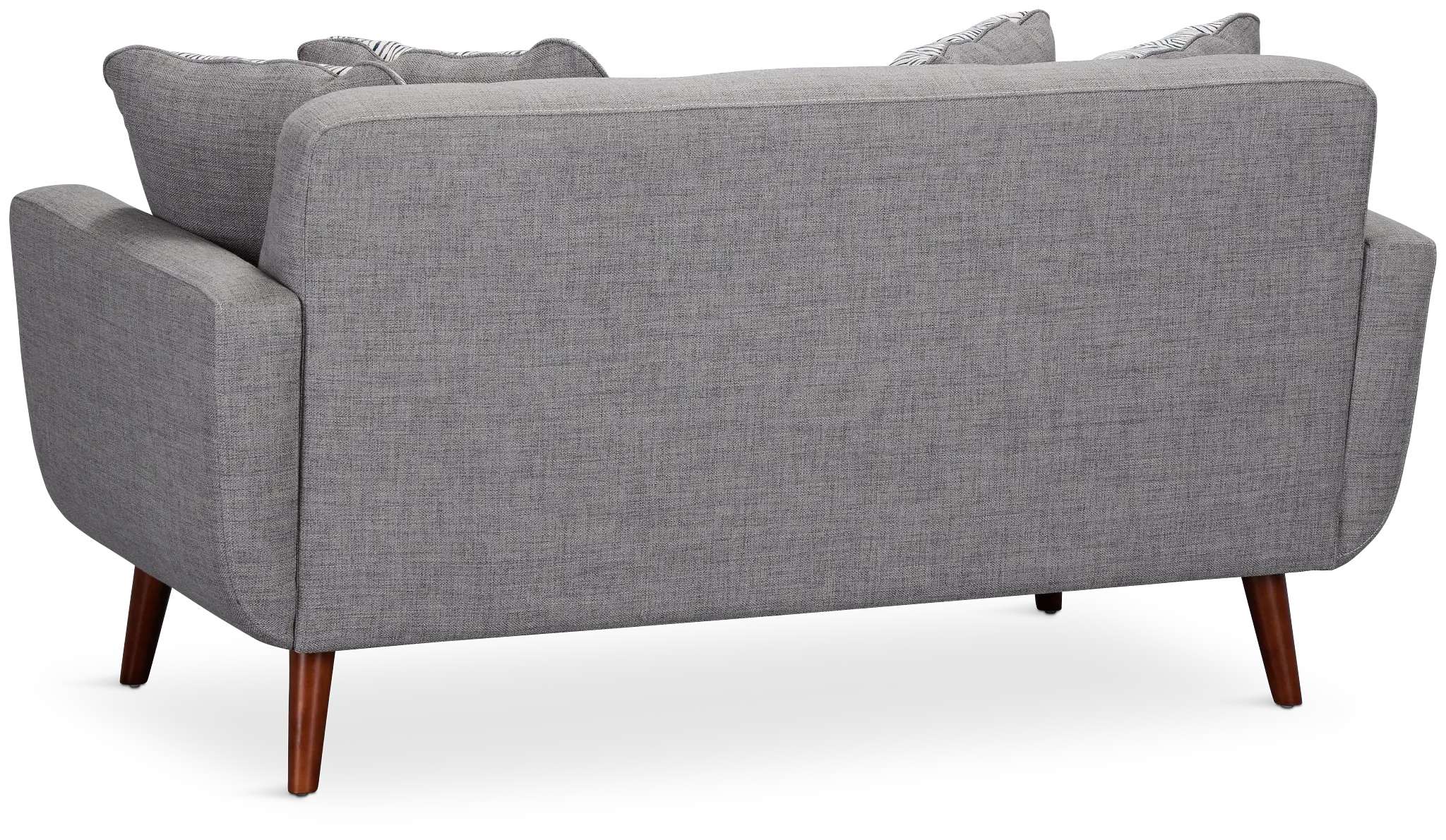 Raya Light Gray Fabric Loveseat Raya Light Gray Fabric Loveseat