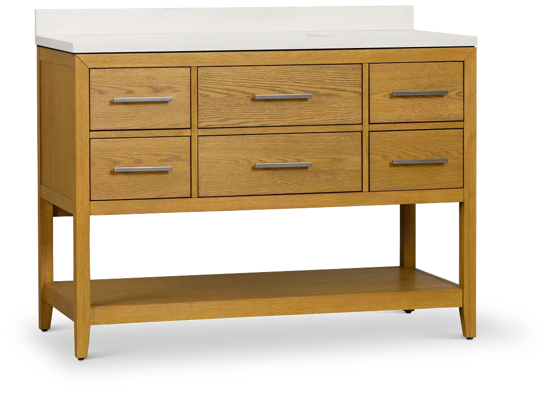 Alden Light Tone 48" Single Bathroom Vanity Alden Light Tone 48" Single Bathroom Vanity