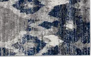 Victor Dark Blue 5x8 Area Rug