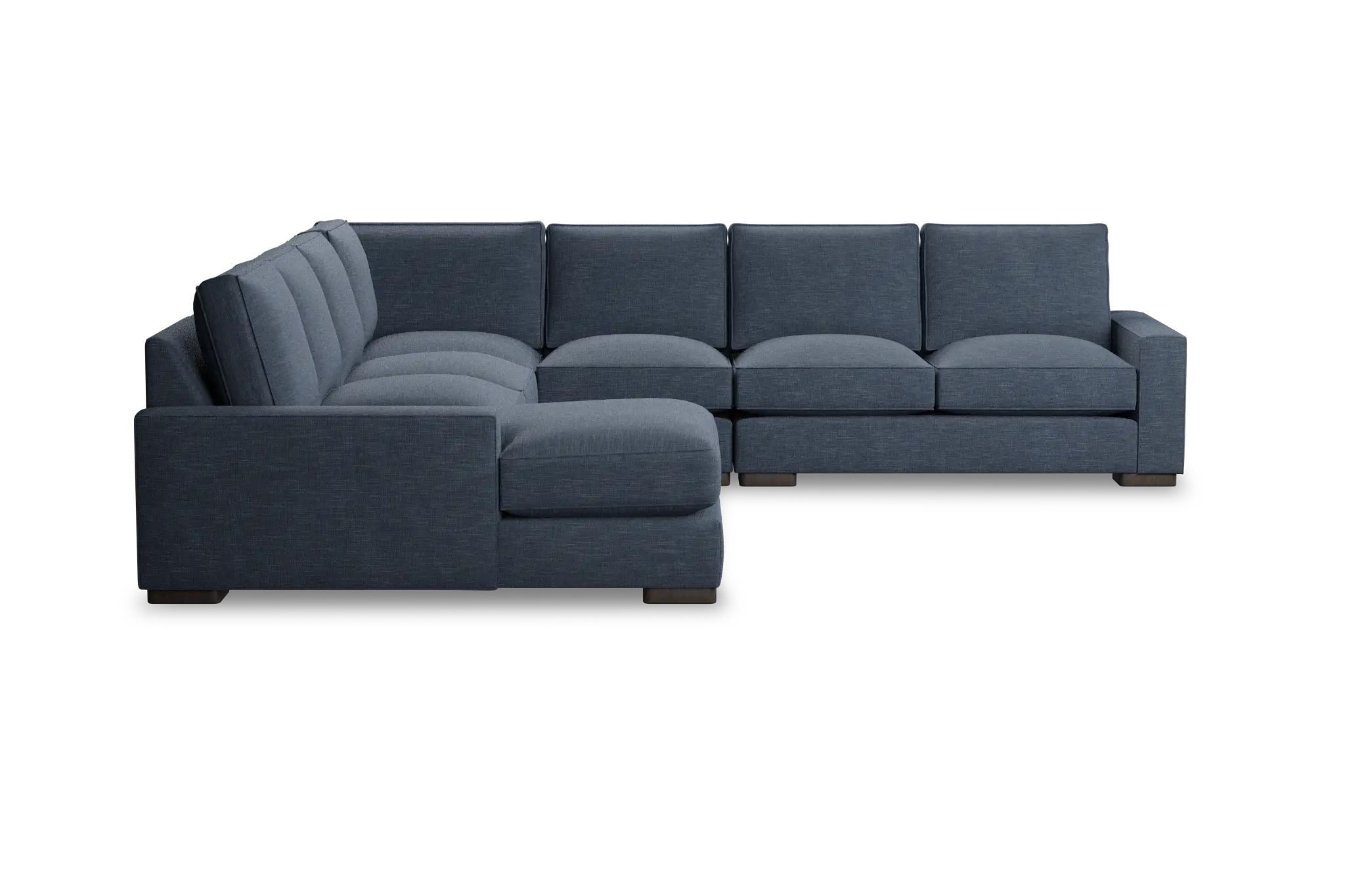 Edgewater Elevation Dark Blue Large Left Chaise Sectional Edgewater Elevation Dark Blue Large Left Chaise Sectional