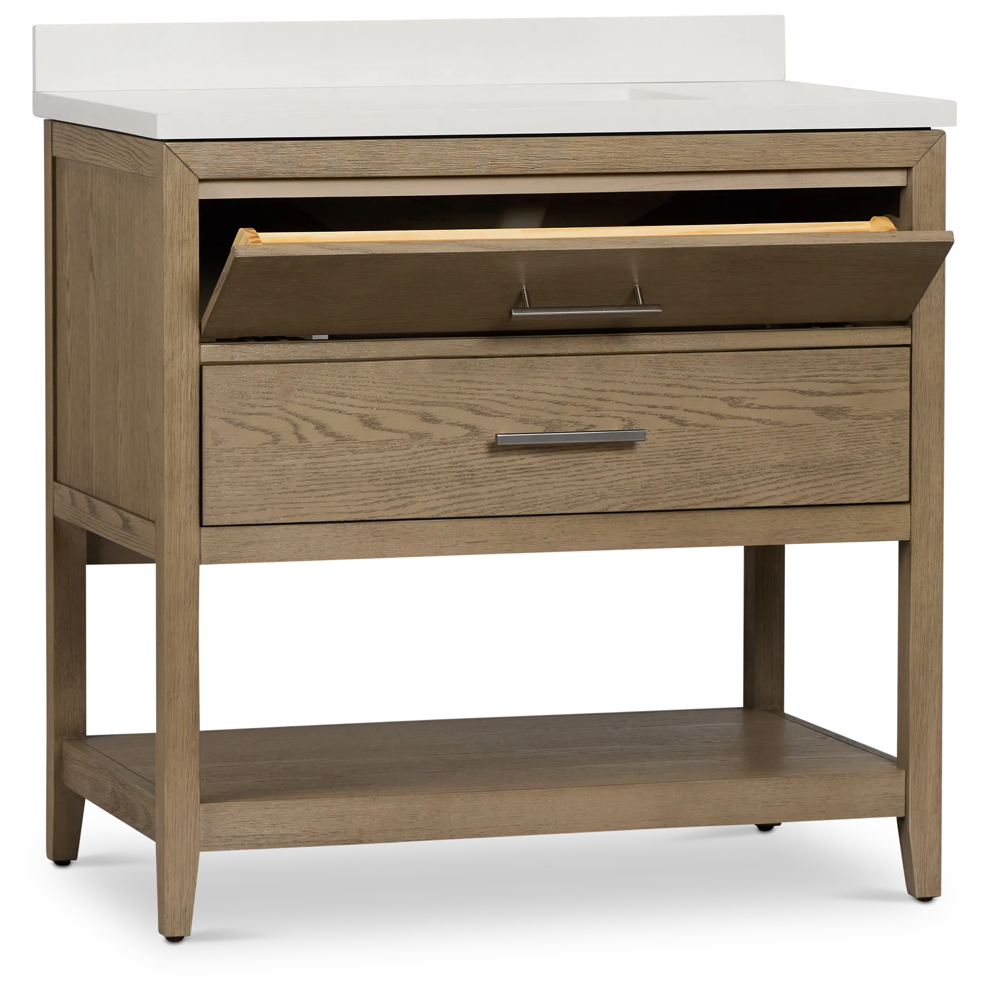 Alden Light Gray 36" Single Bathroom Vanity