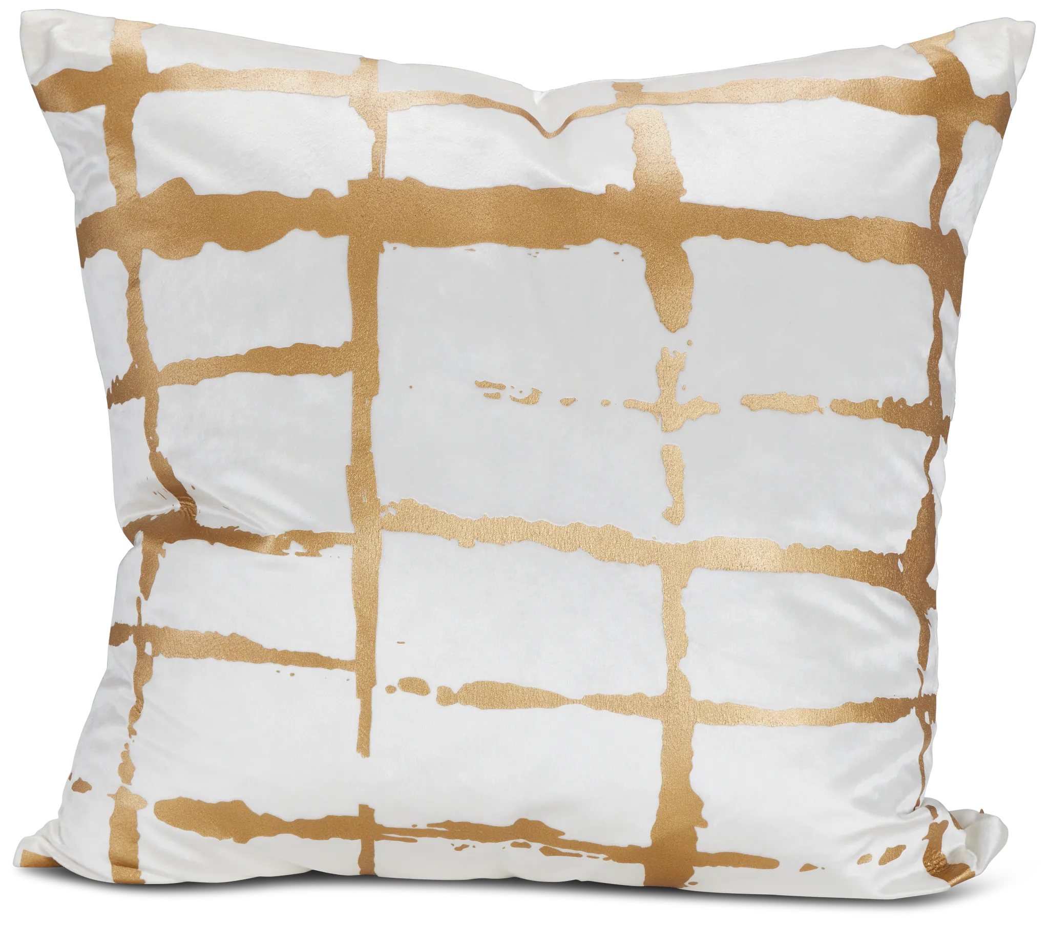 Liam Gold 22" Square Accent Pillow