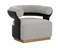 Calista Gray Swivel Accent Chair